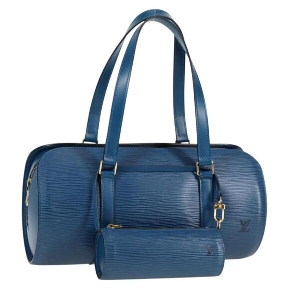 Pre Loved louis vuitton Women Blue Handbags - Picture 1 of 8